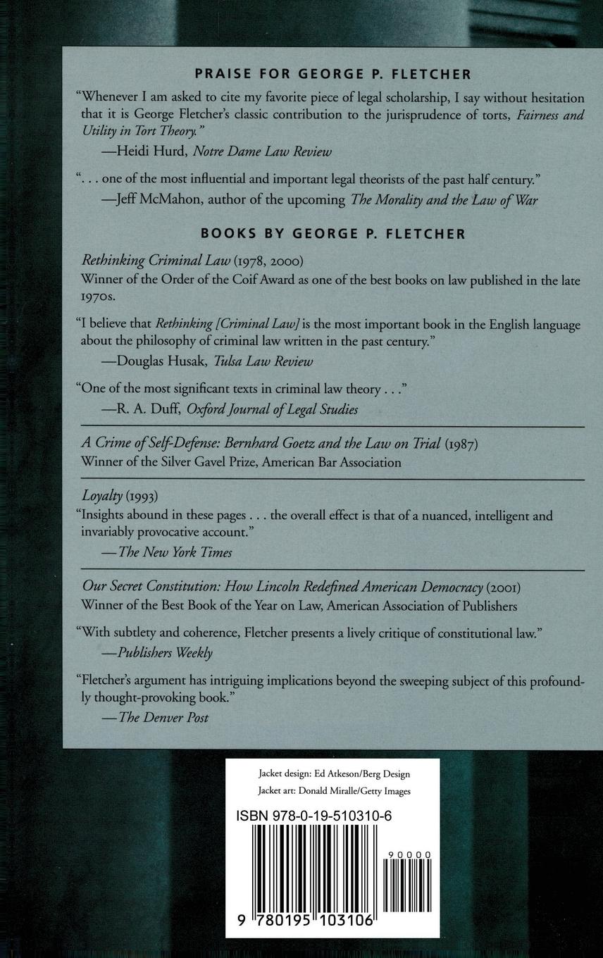 Rückseitencover The Grammar of Criminal Law