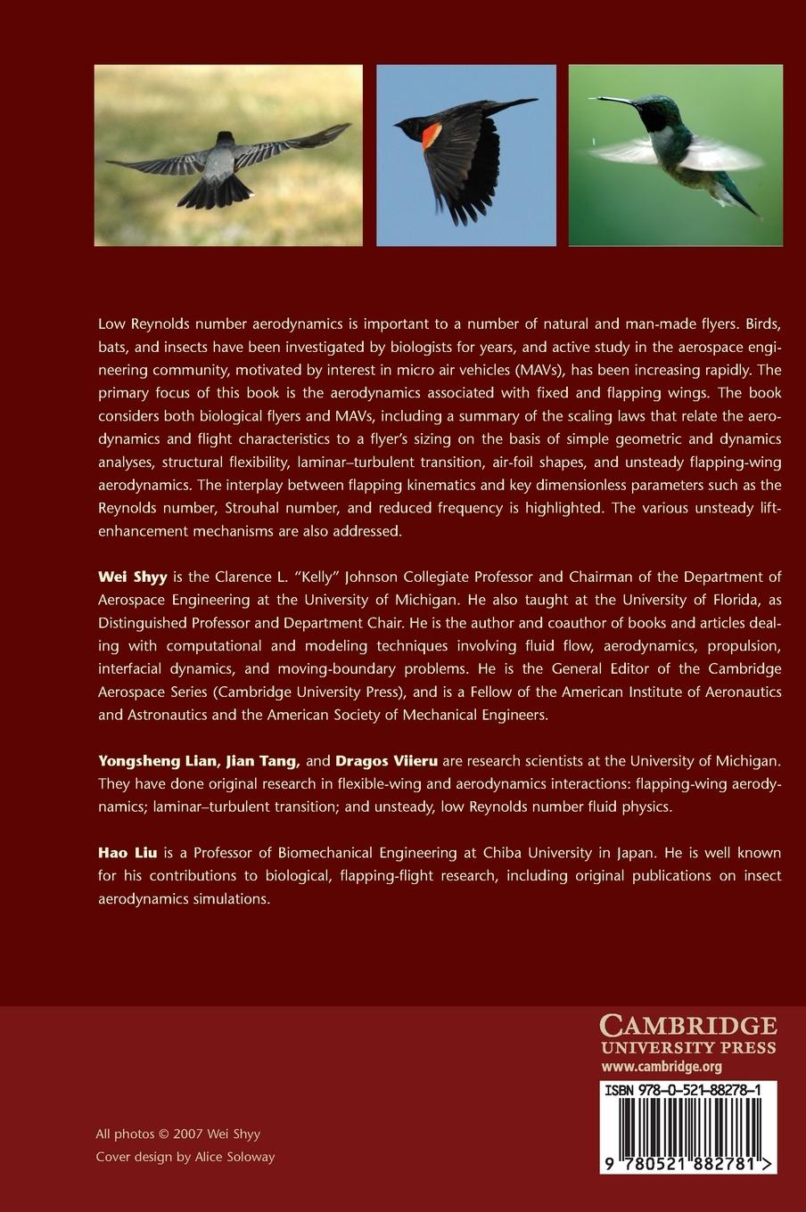 Rückseitencover Aerodynamics of Low Reynolds Number Flyers