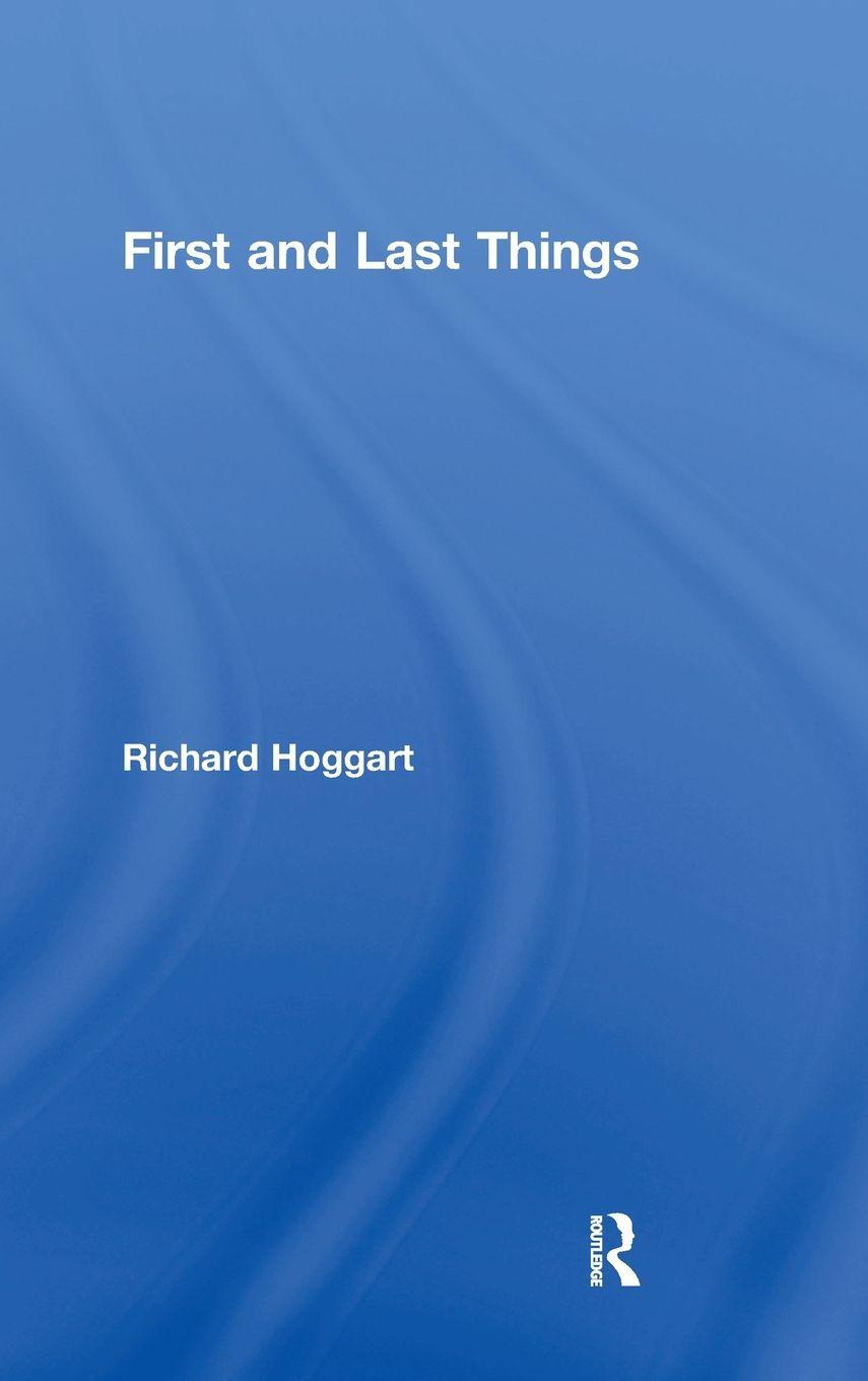 Vorderes Coverbild First and Last Things