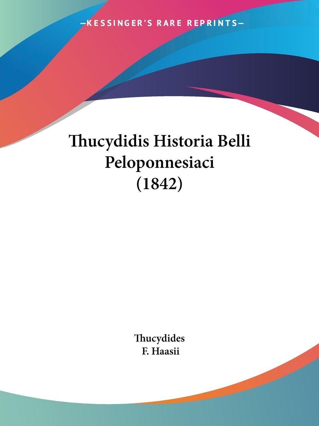 Vorderes Coverbild Thucydidis Historia Belli Peloponnesiaci (1842)
