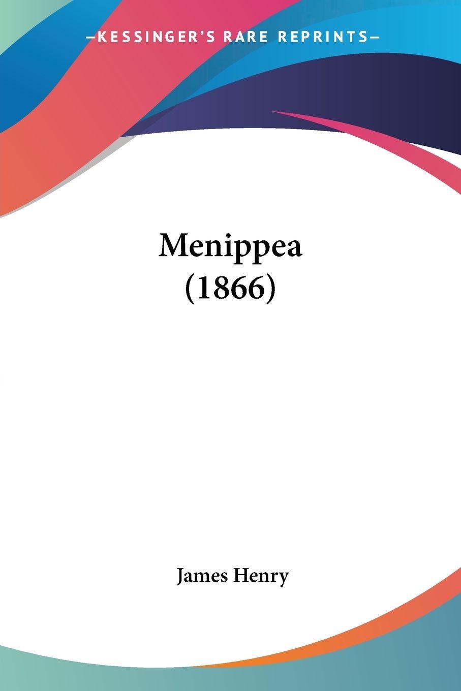 Vorderes Coverbild Menippea (1866)