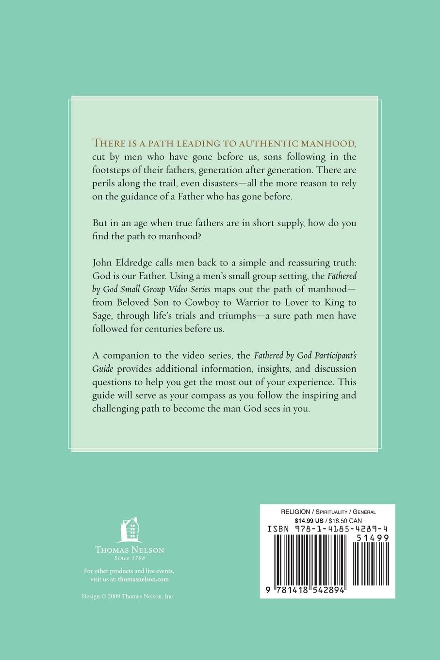 Rückseitencover The Fathered by God Participant's Guide