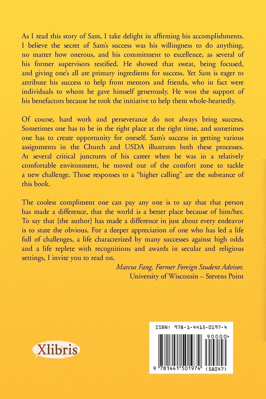 Rückseitencover A Chinese From Singapore