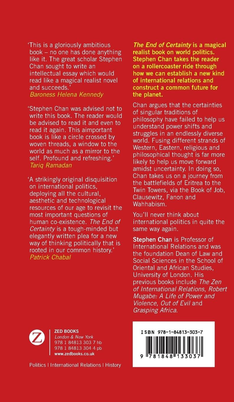 Rückseitencover The End of Certainty