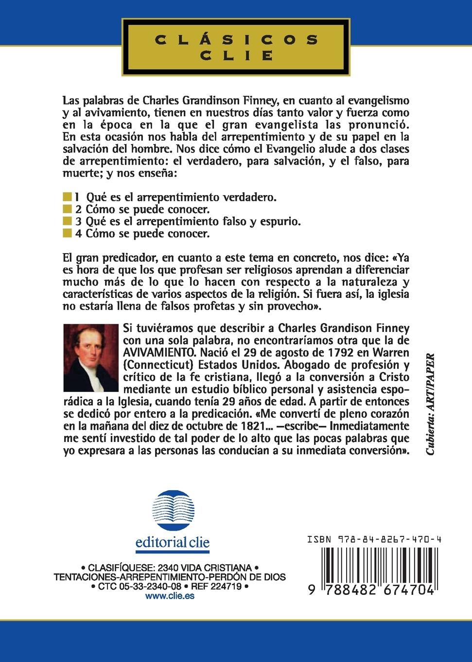 Rückseitencover El verdadero arrepentimiento