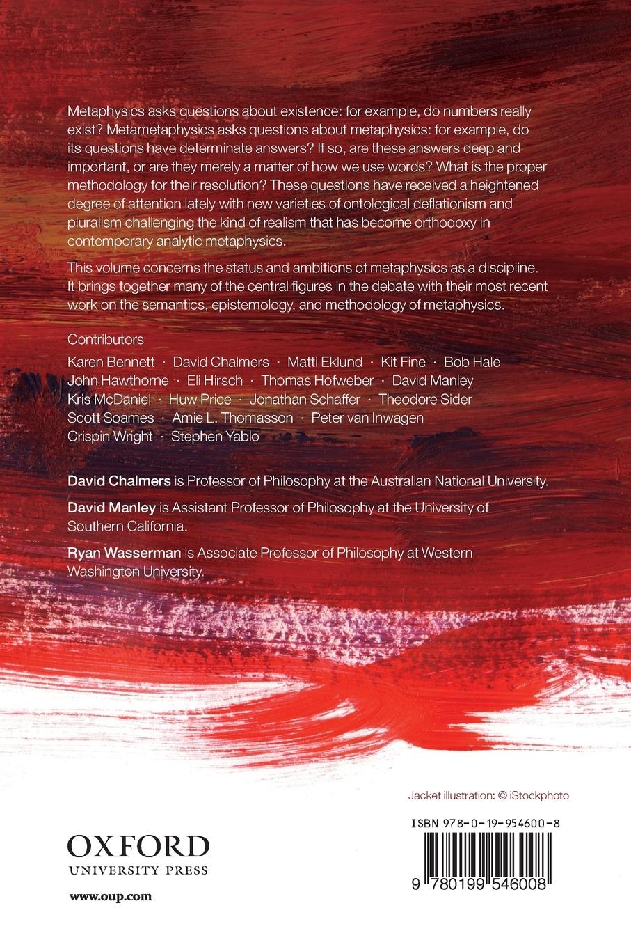 Rückseitencover Metametaphysics