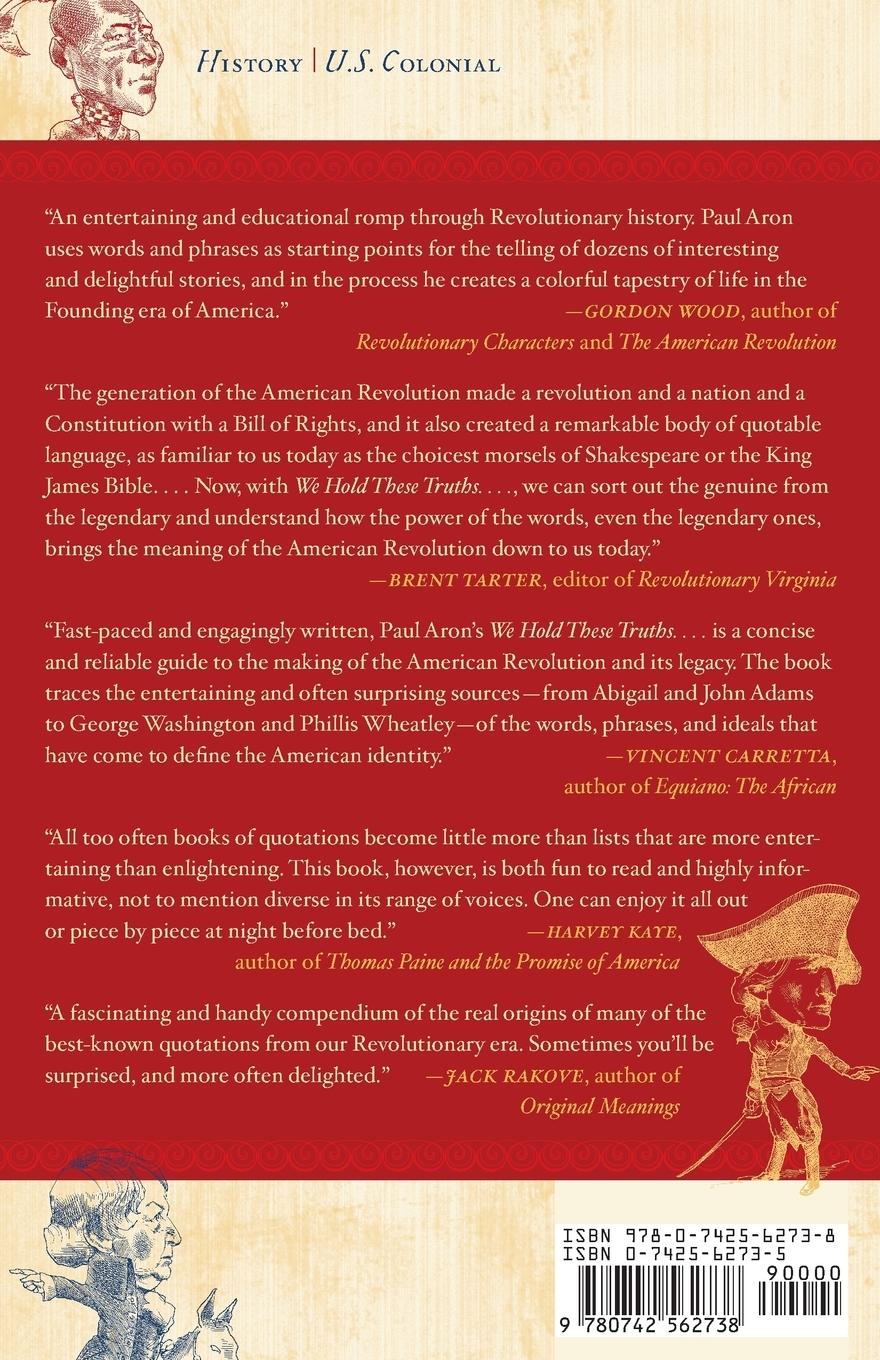 Rückseitencover We Hold These Truths...