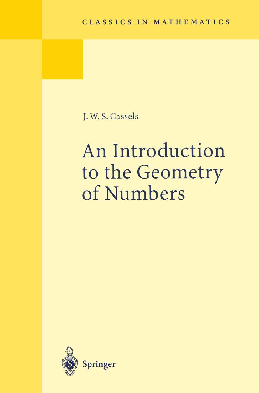 Vorderes Coverbild An Introduction to the Geometry of Numbers