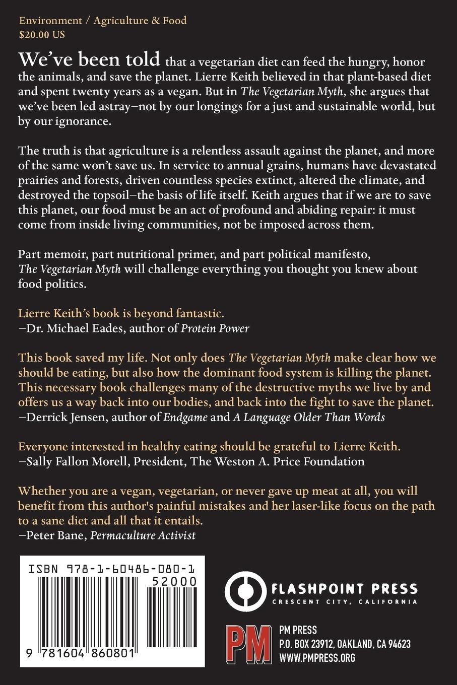 Rückseitencover The Vegetarian Myth