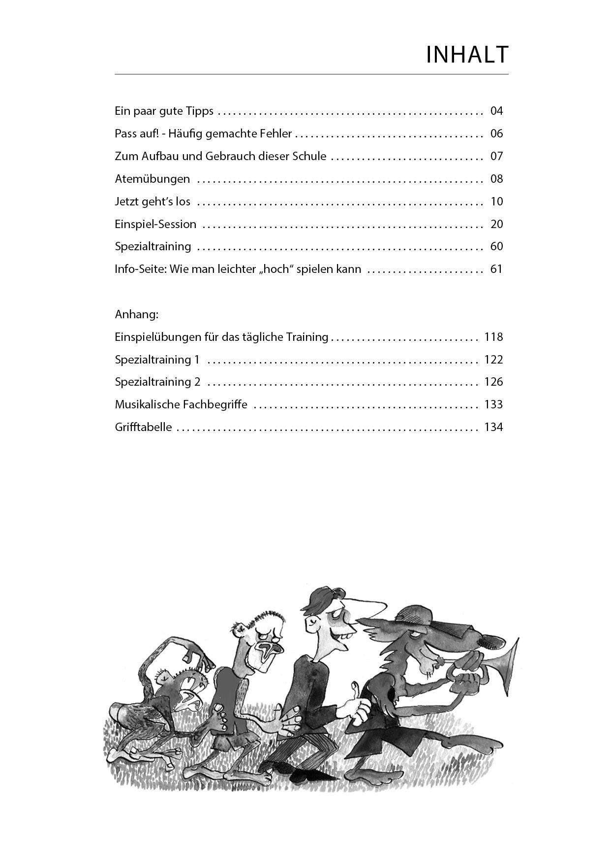 Beispielinhalt (Bild) Trompeten Fuchs Band 3