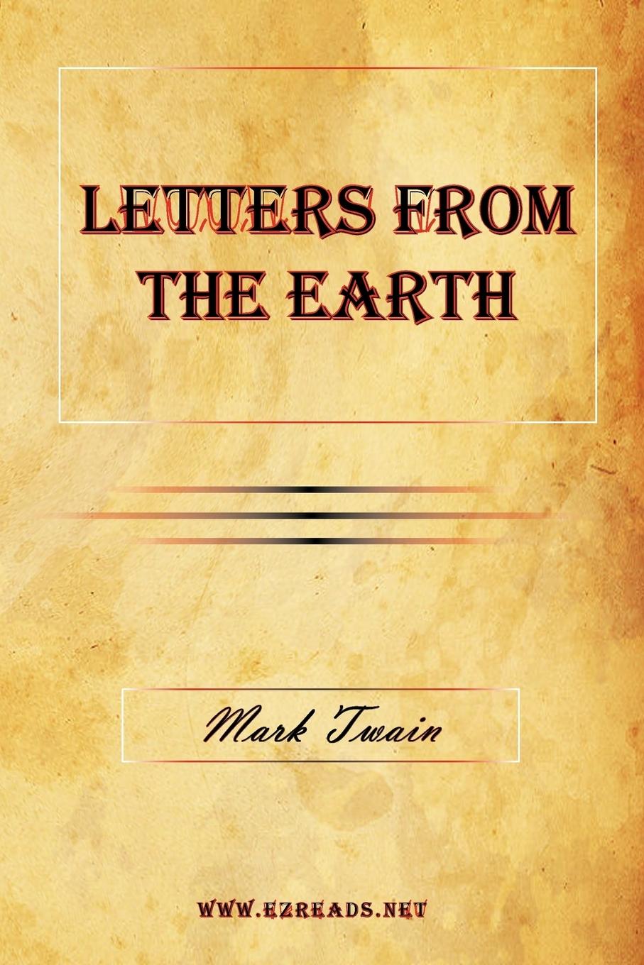 Vorderes Coverbild Letters From The Earth