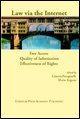 Vorderes Coverbild Law Via the Internet. Free Access, Quality of Information, Effectiveness of Rights