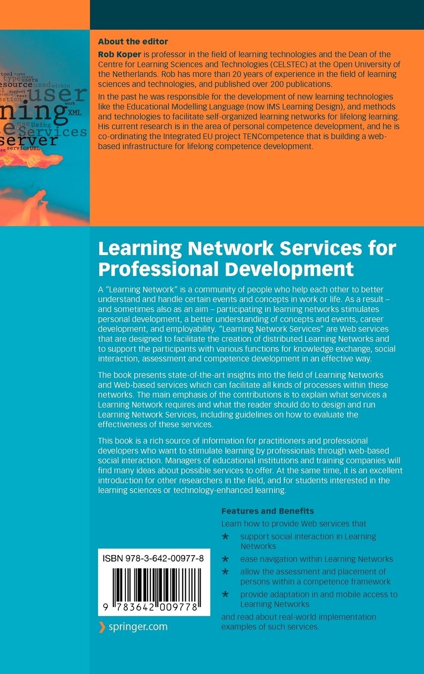 Rückseitencover Learning Network Services for Professional Development