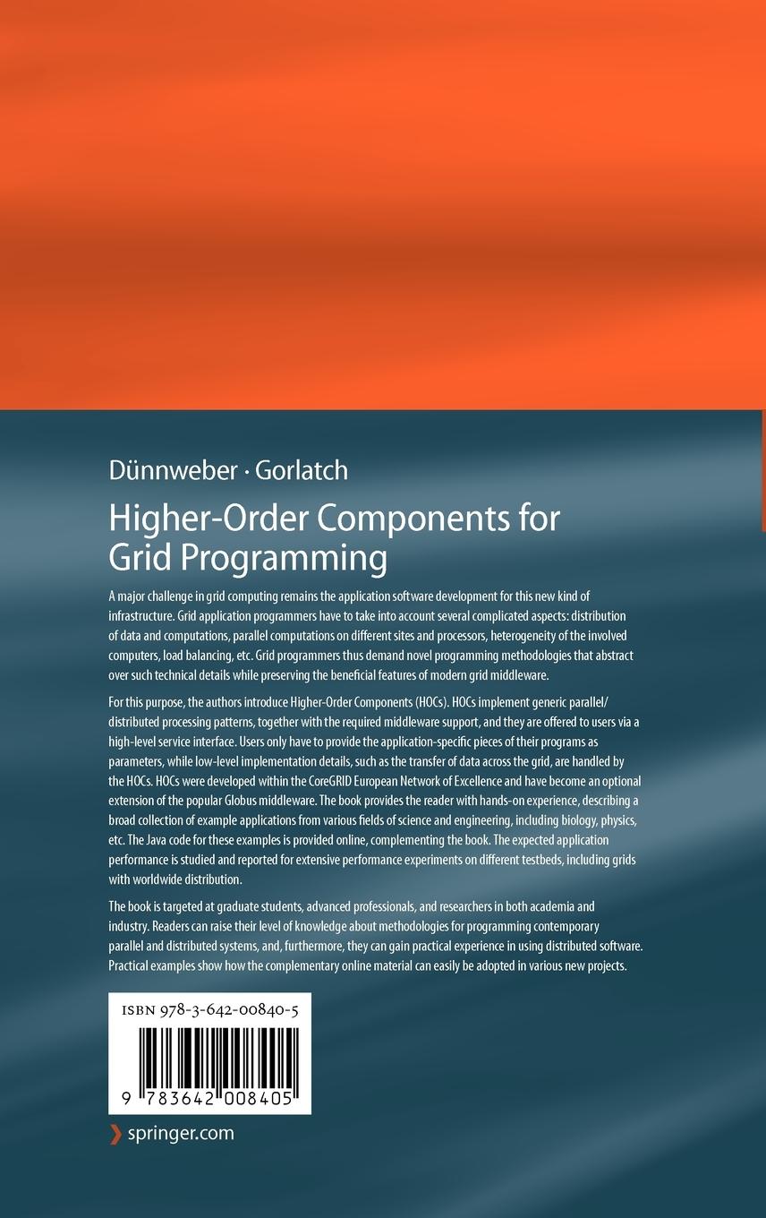 Rückseitencover Higher-Order Components for Grid Programming