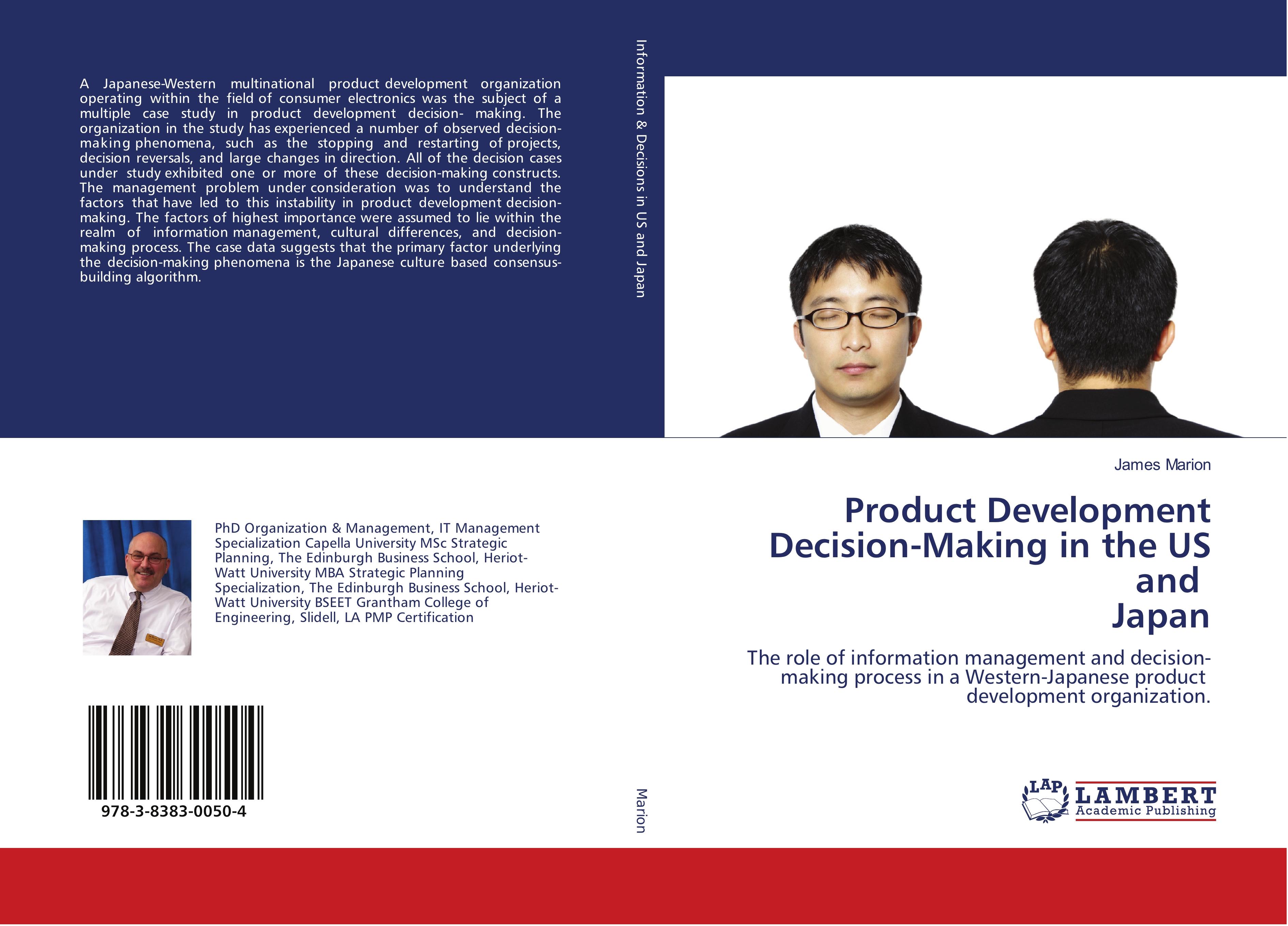 Vorderes Coverbild Product Development Decision-Making in the US and Japan