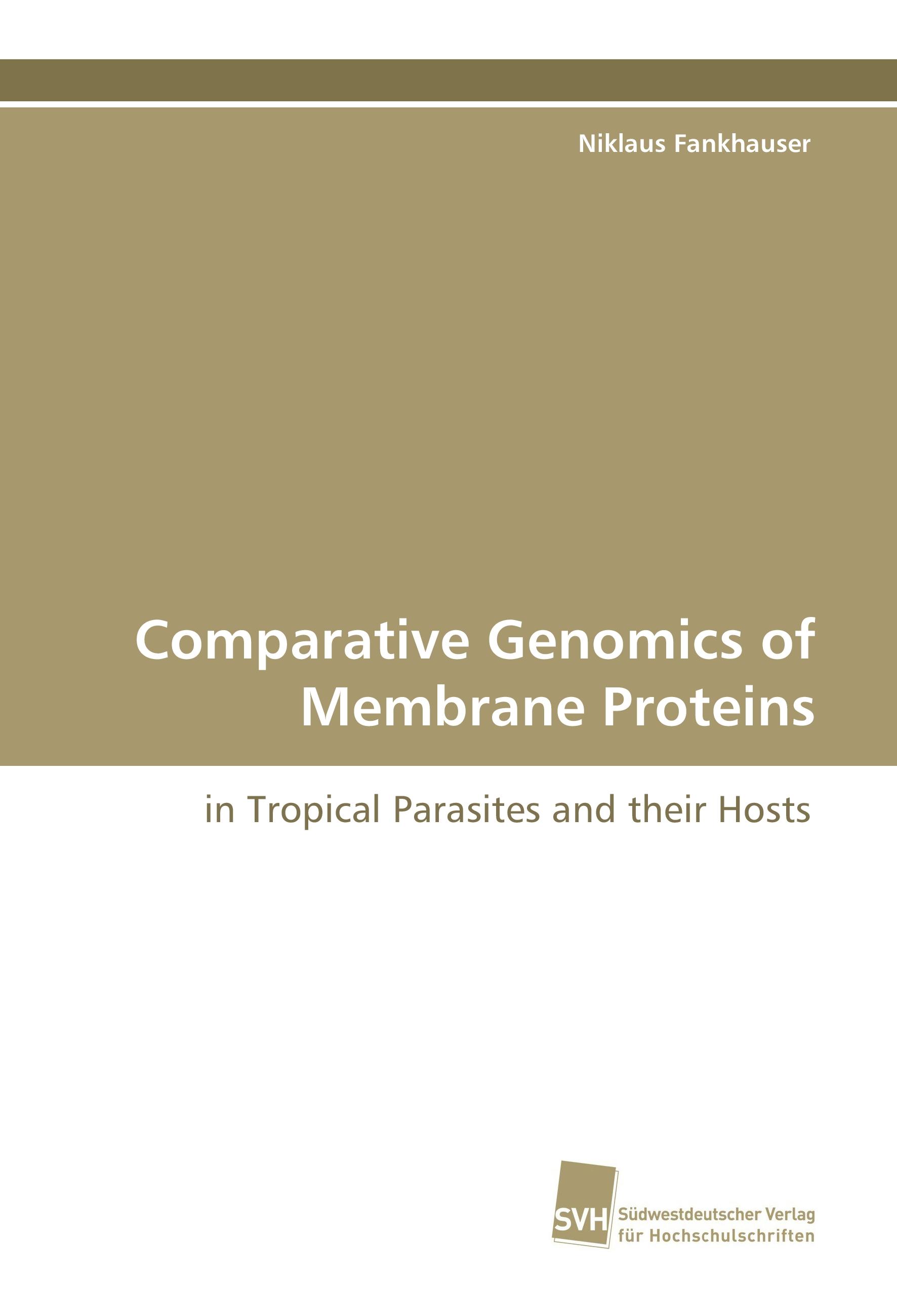 Vorderes Coverbild Comparative Genomics of Membrane Proteins