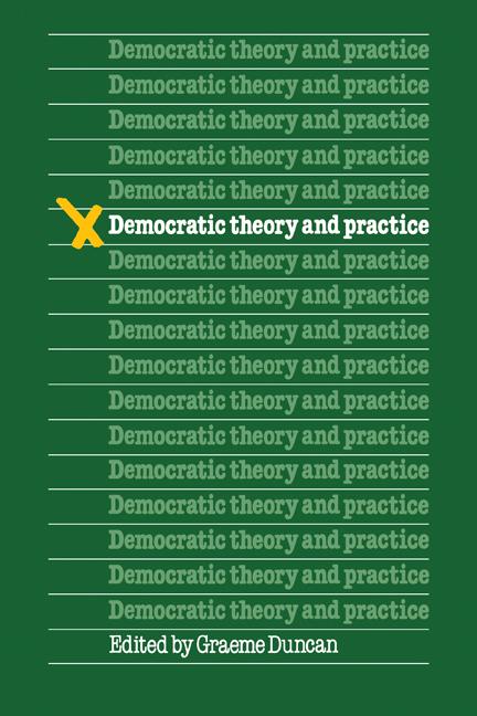 Vorderes Coverbild Democratic Theory and Practice