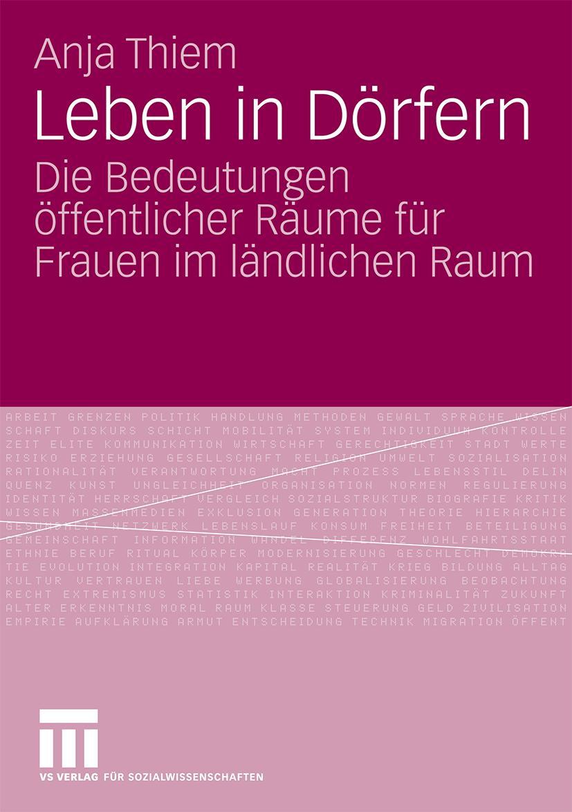 Vorderes Coverbild Leben in Dörfern