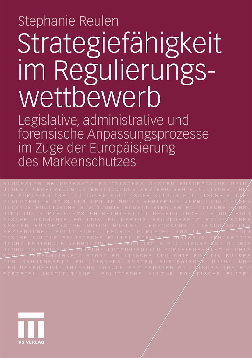 Vorderes Coverbild Strategiefähigkeit im Regulierungswettbewerb