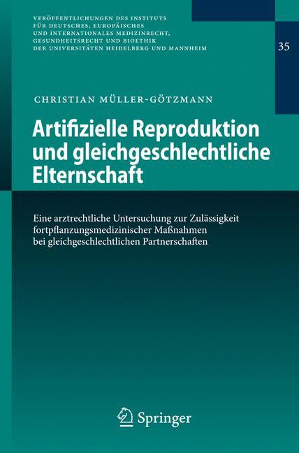 Vorderes Coverbild Artifizielle Reproduktion und gleichgeschlechtliche Elternschaft
