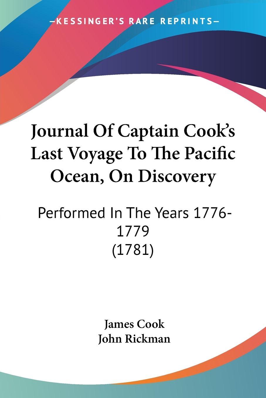 Vorderes Coverbild Journal Of Captain Cook's Last Voyage To The Pacific Ocean, On Discovery