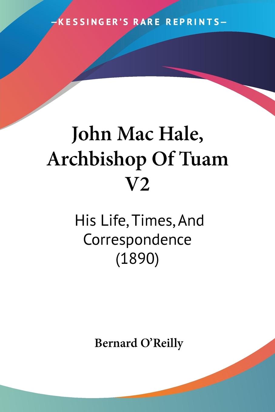 Vorderes Coverbild John Mac Hale, Archbishop Of Tuam V2
