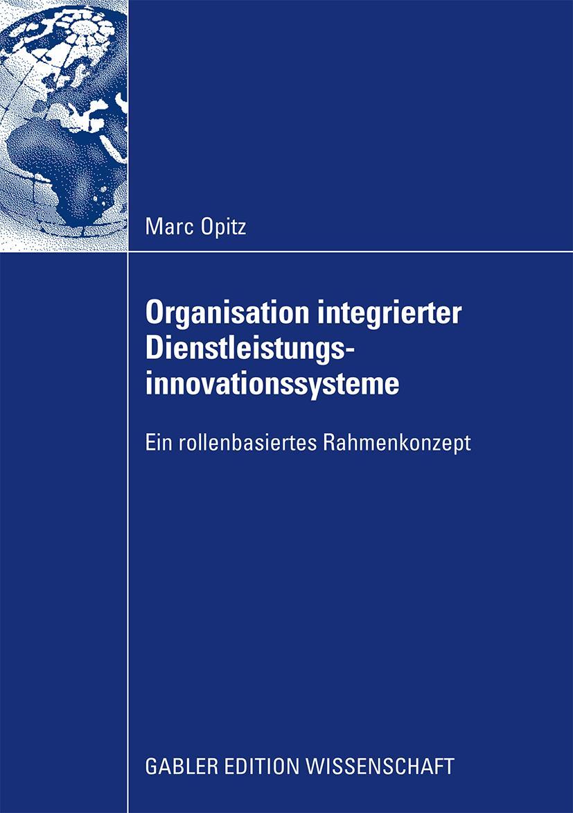 Vorderes Coverbild Organisation integrierter Dienstleistungsinnovationssysteme
