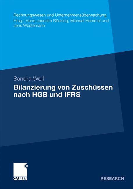 Vorderes Coverbild Bilanzierung von Zuschüssen nach HGB und IFRS