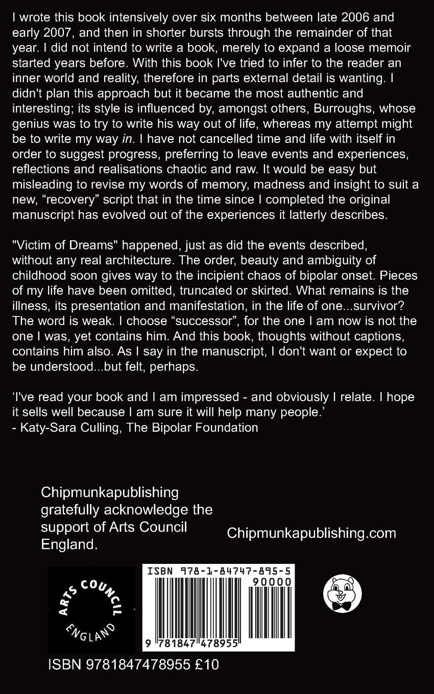 Rückseitencover Victim of Dreams