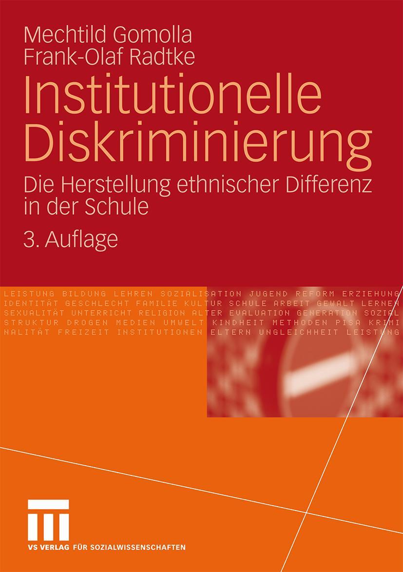 Vorderes Coverbild Institutionelle Diskriminierung