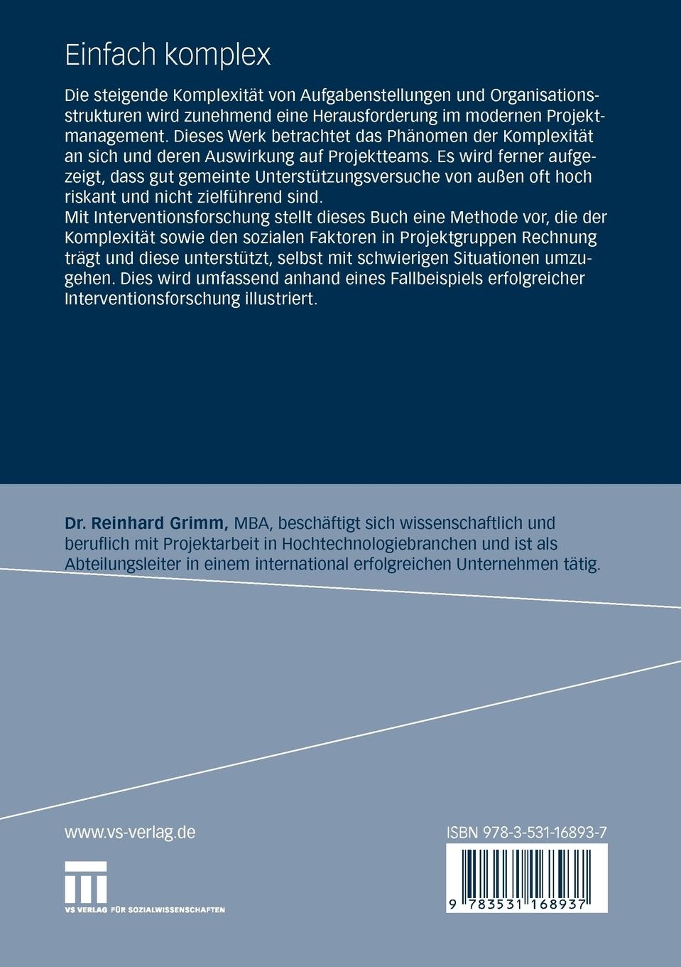 Rückseitencover Einfach komplex