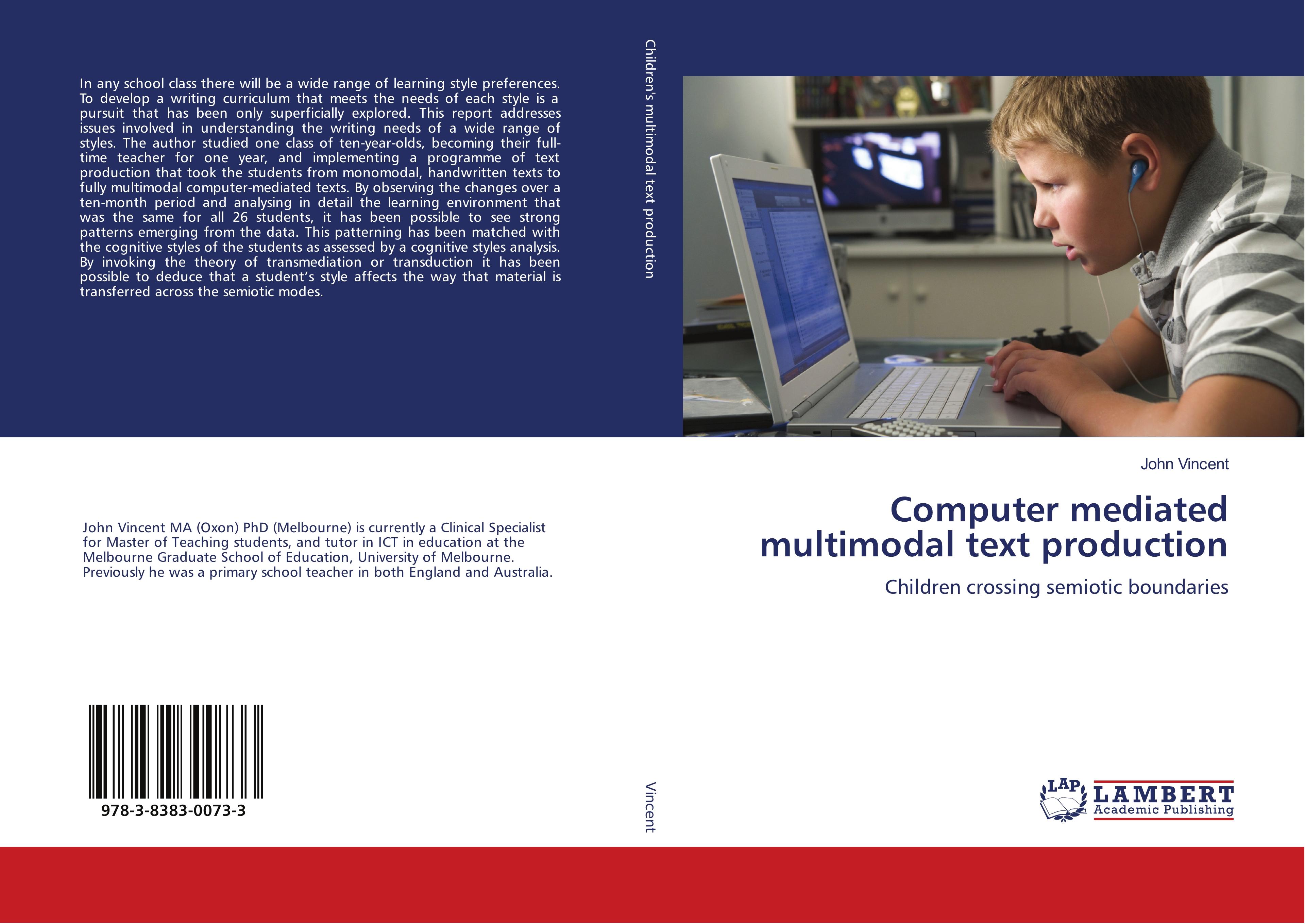 Vorderes Coverbild Computer mediated multimodal text production