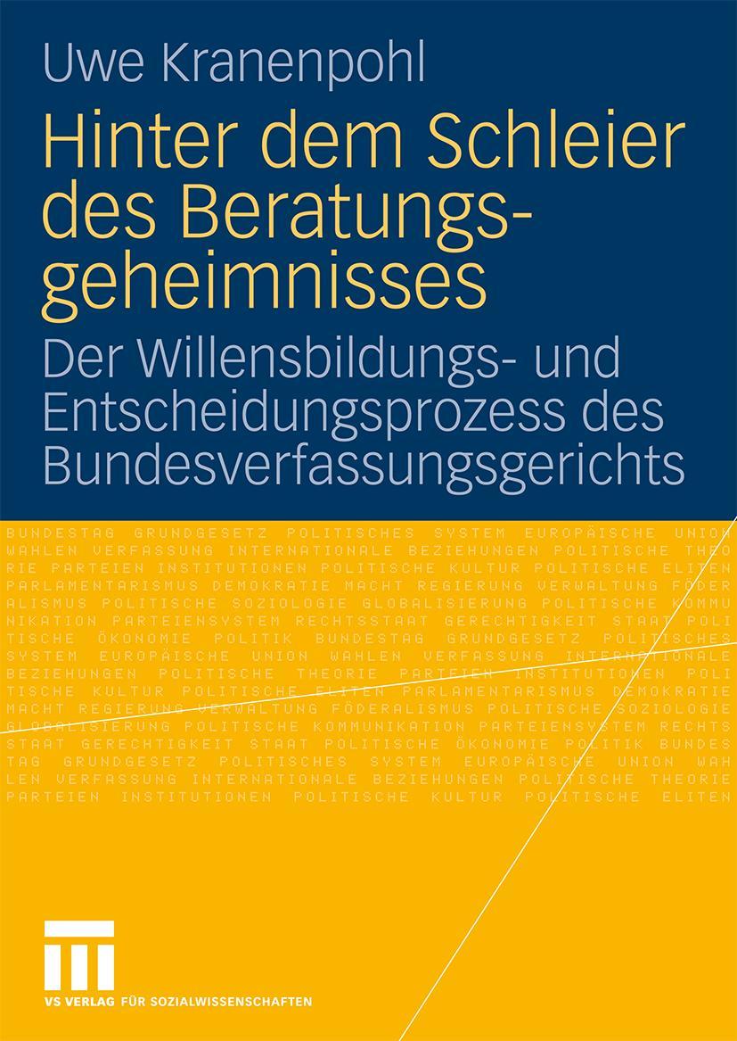 Vorderes Coverbild Hinter dem Schleier des Beratungsgeheimnisses
