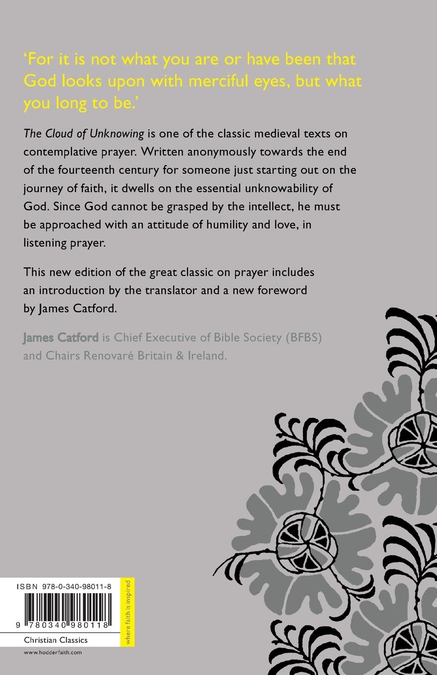 Rückseitencover The Cloud of Unknowing (Hodder Classics)