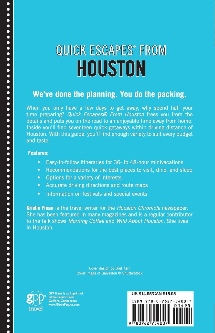 Rückseitencover Quick Escapes® From Houston