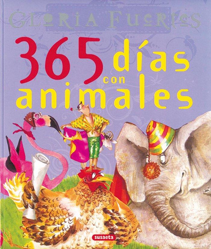 Vorderes Coverbild 365 días con los animales de Gloria Fuertes