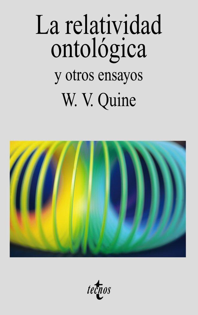 Vorderes Coverbild Relatividad ontológica y otros ensayos, la