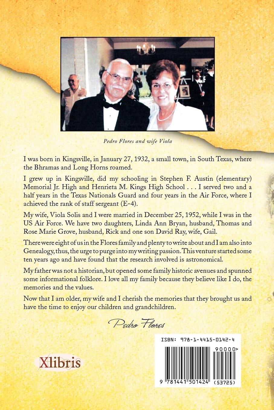 Rückseitencover Memories and Values to Live by