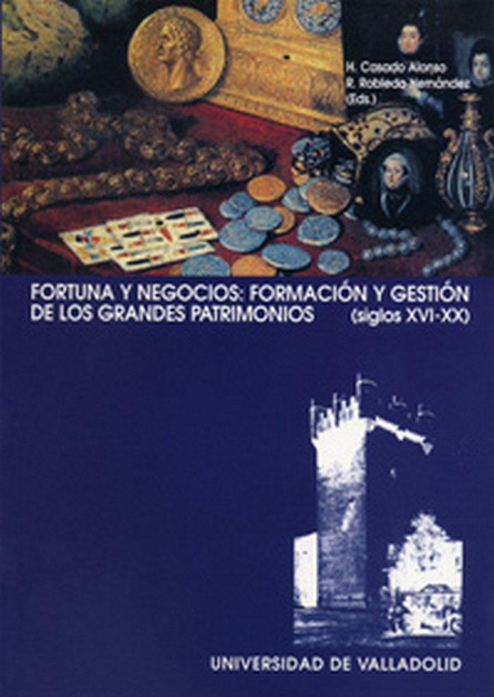 Vorderes Coverbild Fortuna y negocios, formación y gestión de los grandes patrimonios (s. XVI-XX)