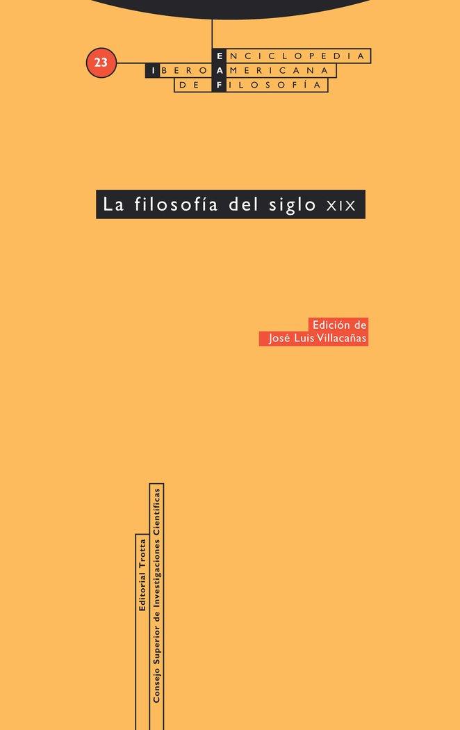 Vorderes Coverbild La filosofía del siglo XIX