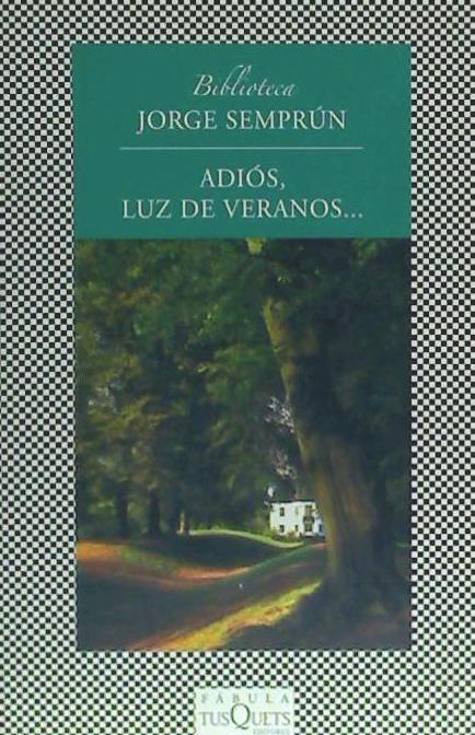 Vorderes Coverbild Adiós, luz de veranos