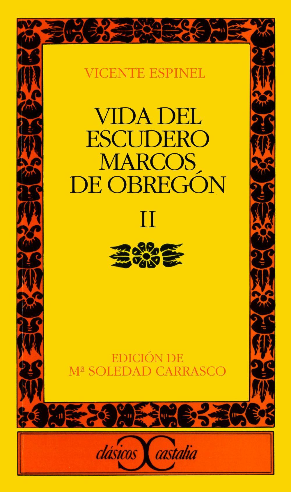 Vorderes Coverbild Vida del escudero Marcos de Obregón, II .