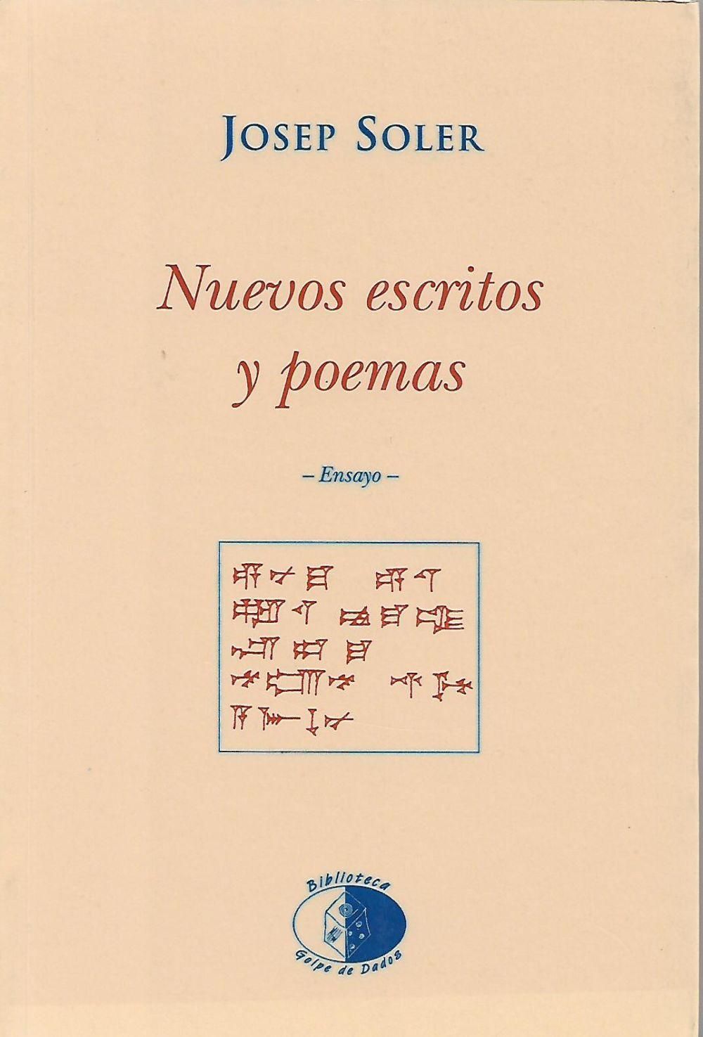 Beispielinhalt (Bild) Nuevos escritos y poemas