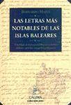 Vorderes Coverbild Las letras más notables de las Islas Baleares