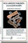 Vorderes Coverbild De la biotecnología a la clonación : ¿esperanza o amenaza?
