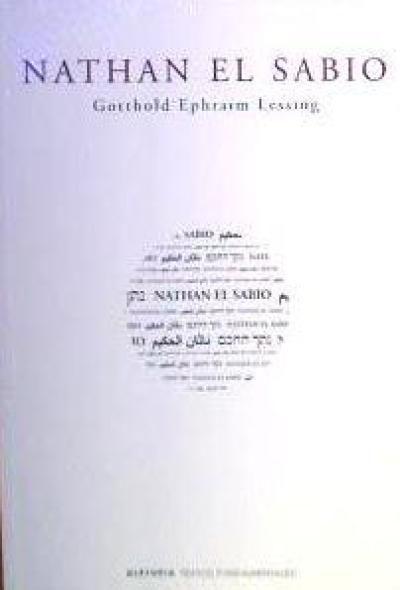 Vorderes Coverbild Nathan el sabio