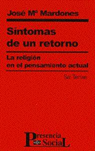 Vorderes Coverbild Síntomas de un retorno : la religión en el pensamiento actual