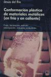 Vorderes Coverbild Conformación plástica de materiales metálicos : (en frío y en caliente)