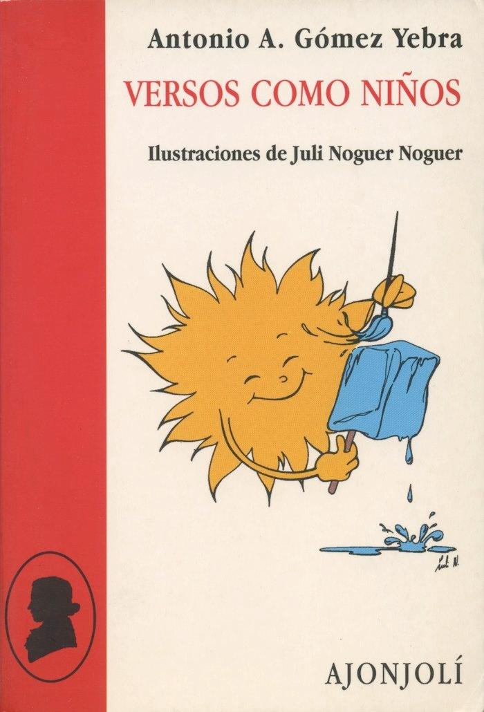 Vorderes Coverbild Versos como niños