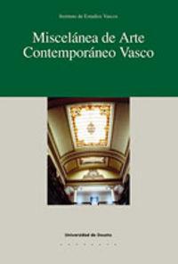 Vorderes Coverbild Miscelánea de arte contemporáneo vasco